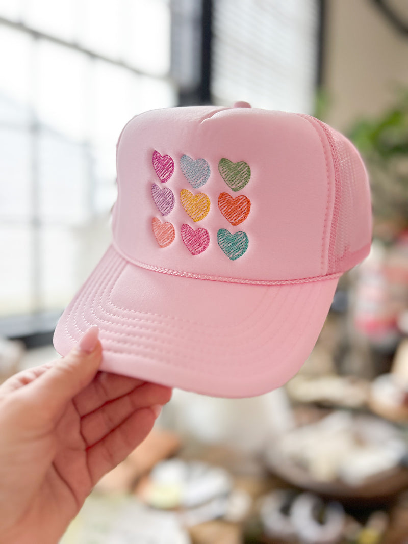 Trucker Hat - Candy Heart