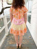 Galena Park Short Sleeve Printed Dress